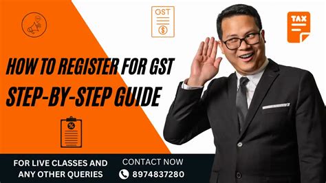 How To Register For Gst Step By Step Guide Gst Course