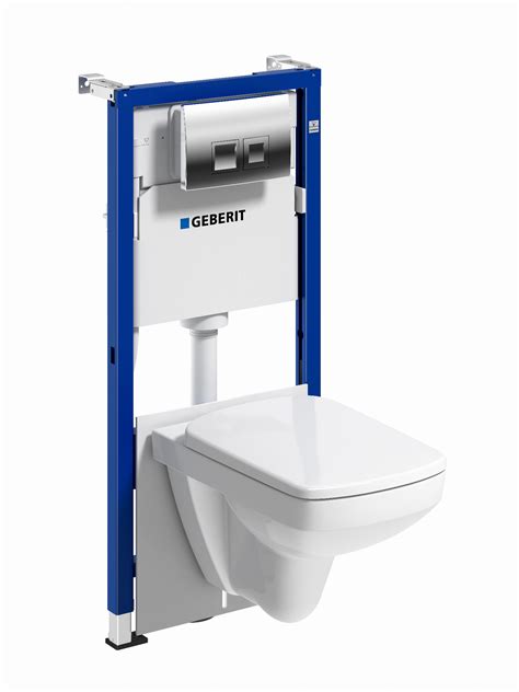 GEBERIT Duofix Basic zestaw WC stelaż podtynkowy z miską i deską WC