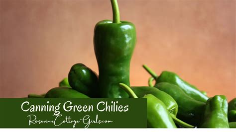 Canning Green Chilies