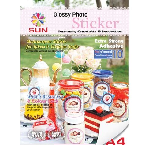 Jual Kertas Foto Sticker Photo Glossy A Sun Ng Glossy Photo Sticker