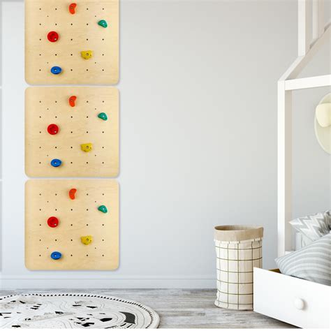 Kids Climbing Wall, Indoor Children's Climbing Wall, Wooden Climbing ...