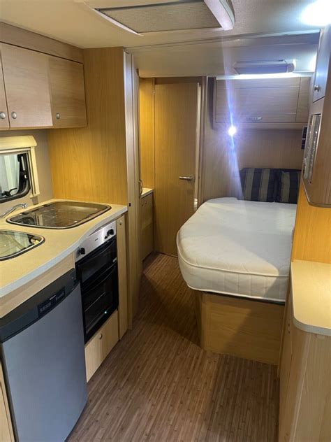 2014 Compass Omega 540 Single Axle Fixed Bed 4 Berth Caravan Ebay