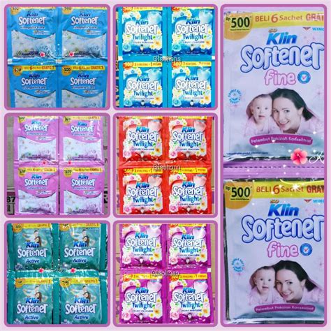 Jual SOKLIN SOFTENER Sachet 6sachet So Klin Softener Renceng Soklin