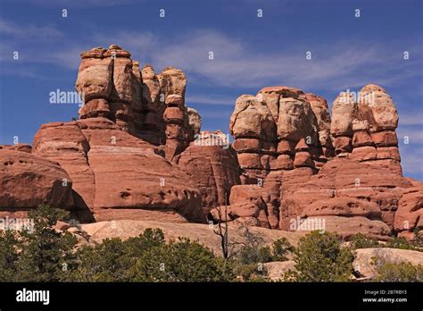 Sandstone Spires In Elephant Canyon Hi Res Stock Photography And Images