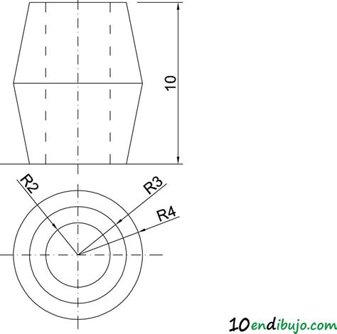 La circunferencia en Perspectiva Isométrica Ejercicio resuelto