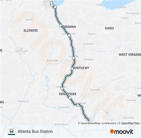 Greyhound Us0100 Route Schedules Stops And Maps Atlanta Bus Station