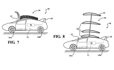 Toyota Considering Flying Car Patents Show Stackable Wing System