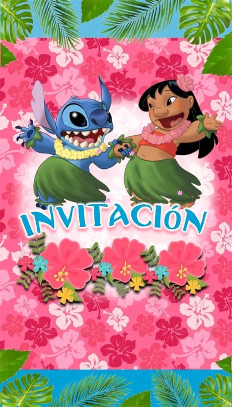 Invitaci N Stitch Invitaci N En Video De Stich Y Ngel Invitaci N