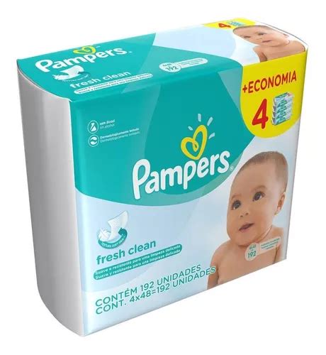 Lenço Umedecido Pampers Fresh Clean 192 Unidades Mercadolivre