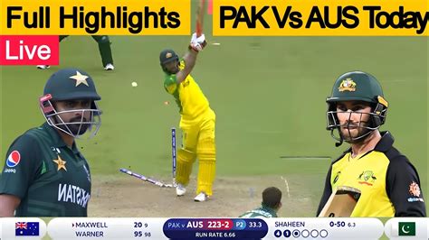 Pakistan Vs Australia Warm Up Match Full Highlights Pak Vs Aus Warm Up