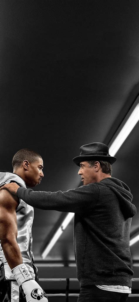 1125x2436 Michael B Jordan And Sylvester Stallone In Creed Movie Iphone ...