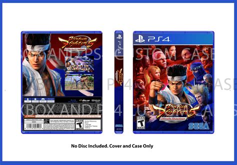 Custm Replacement Case No Disc Virtua Fighter Ultimate Showdown Ps