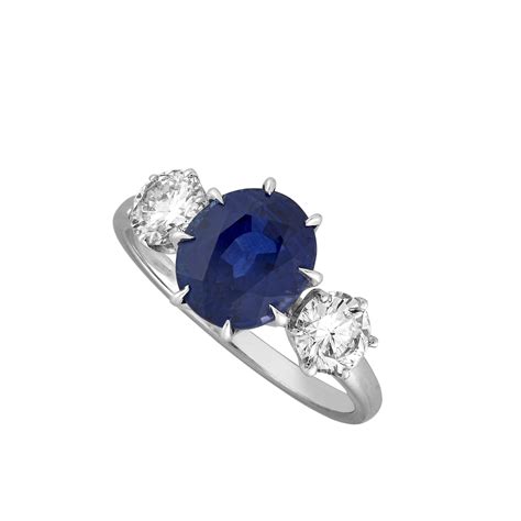 Gerphagnon Bague Saphir Certifi Carats Brillants Carat