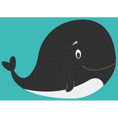 Sticker Grosse Baleine Sticker A Moi Etiquette Autocollant