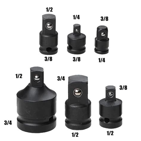 6pc Pneumatic Sleeve Adapter Conversion Air Cannon Sleeve Adapter Buy Mpact Socket Adapter Set