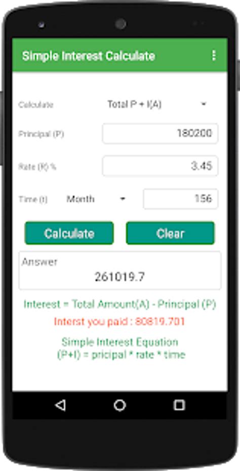 Simple Interest Calculator Apk For Android Download