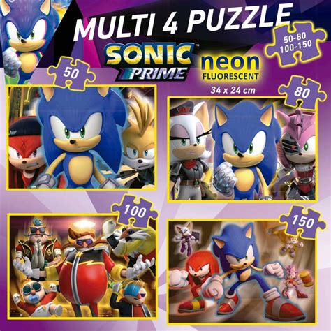 Multi Puzzles Sonic Prime Neon Educa Borras