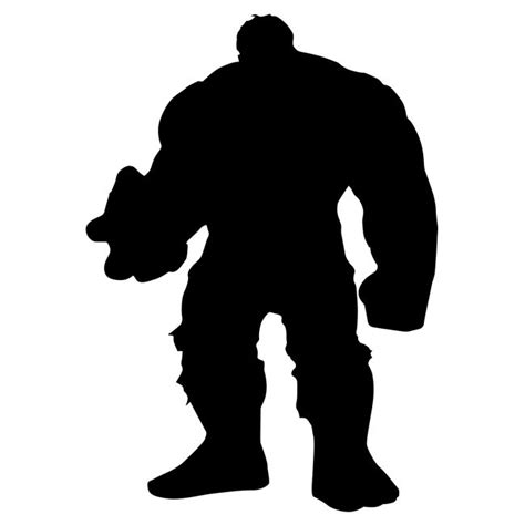 Marvel Hulk Silhouette Laser Die Cut