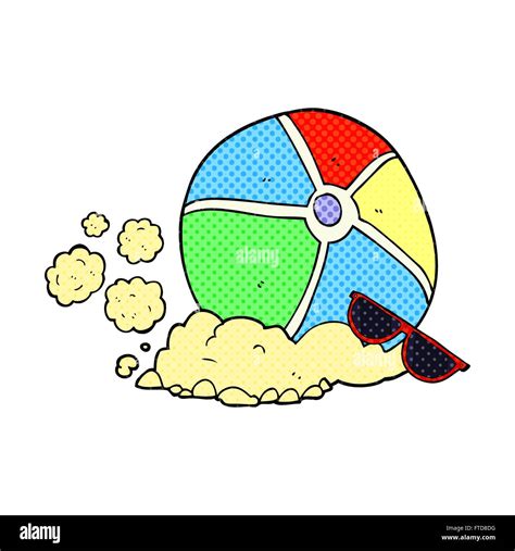 Freehand Drawn Cartoon Beach Ball Stock Vector Image Art Alamy