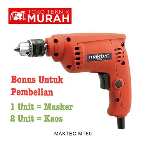 Jual Maktec Mt60 Mt 60 Mesin Bor Tangan 10mm Economical Power Drill