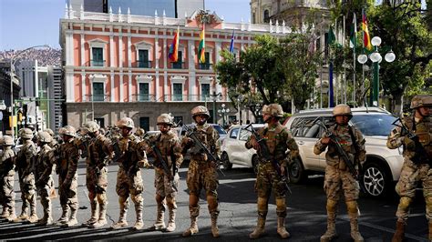 Bolivia Vivi Momentos De Tensi N Tras Intento De Golpe De Estado Por