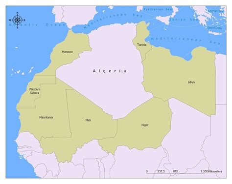 Algeria Flag Map and Meaning | Mappr