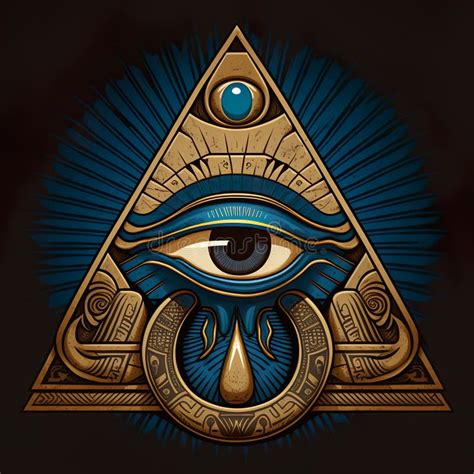 Ojo De Horus En Piramide