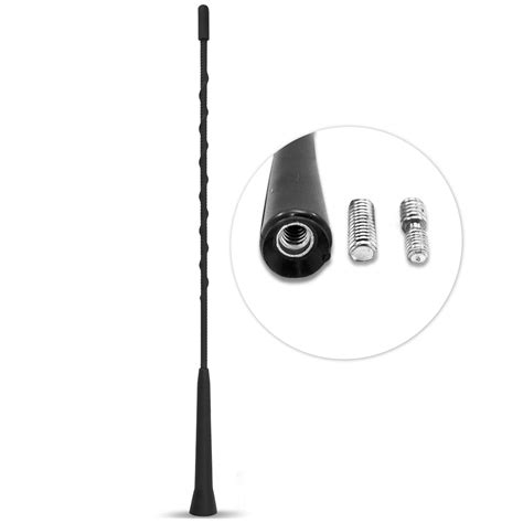 Haste 43cm Antena Teto Universal Preto General Car