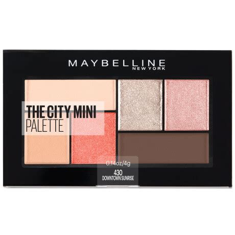 Maybelline Paleta De Sombras The City Mini Colores Farmaglam