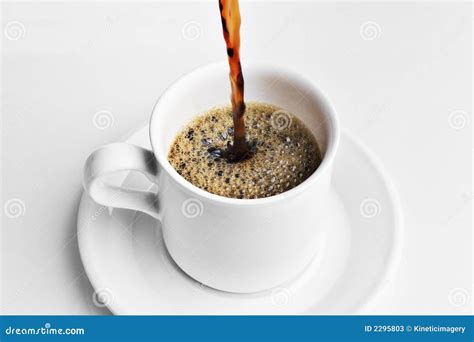 Pouring A Cup Of Coffee Stock Image Image Of Columbian 2295803