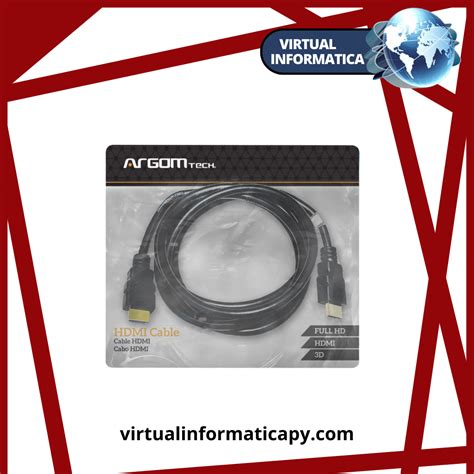 CABLE VIDEO ARGOMTECH HDMI HDMI ARG CB 1875 3 0 Metros Virtual