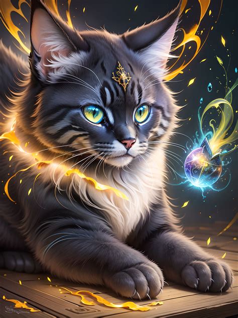 Magical Cat By Met4lhe4d On Deviantart