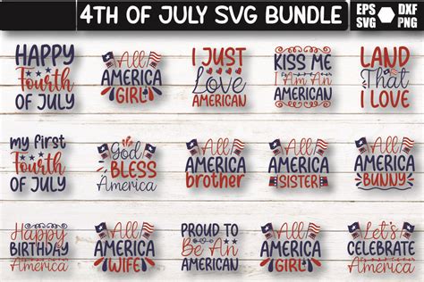 Th Of July Svg Free Bundle Vol Graphic By Designshop Creative