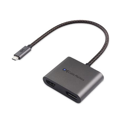 The latest Cable Matters USB type-C/Thunderbolt 4 dual HDMI adapter is ...