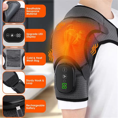 Flarolief Heated Shoulder Support Brace Shoulder Compression Sleeve