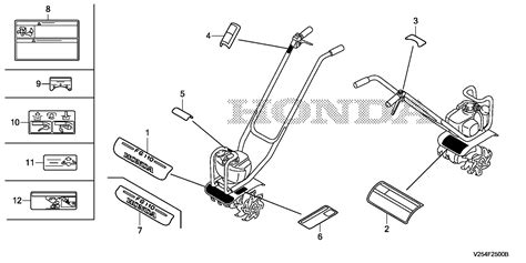 Parts For Tillers Fg Fg110 Fg110k1 At Faaa 1200001 1599999 Labels 2