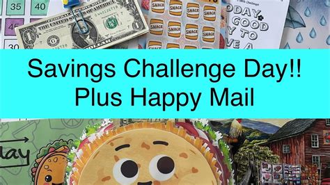 Cash Stuffing Savings Challenges L Happy Mail L Challenge L Taco