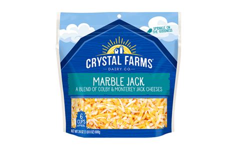 Pepper Jack Shredded Cheese Crystal Farms