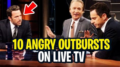 Top 10 Angry Outbursts Caught On Live Tv Youtube