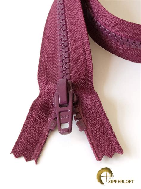 ykk  vislon  tazu slider  cm  dark plum