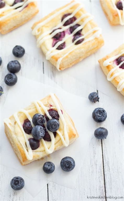 Blueberry Cream Cheese Danish Kristines Kitchen