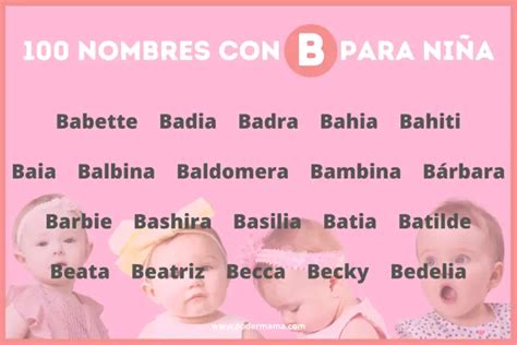 Nombres Con B Para Ni A Origen Y Significado Poder Mam