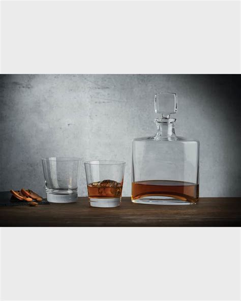 NUDE Square Rocks V Gift Set Whisky Bottle 2 Tumblers Gift Set