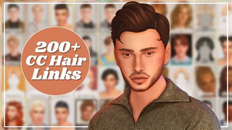 Male Cc Hair Collection Links Patreon In 2023 Sims 4 Hair Male Sims Hair Maxis Match