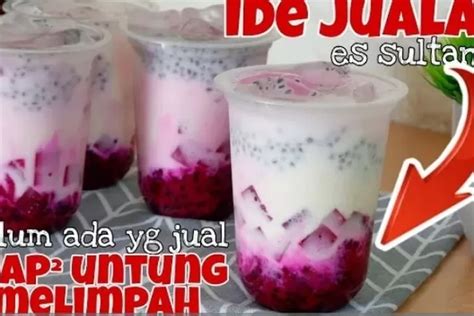 Ide Jualan Takjil Bulan Ramadhan Minuman Es Sultan Paling Segar Dan