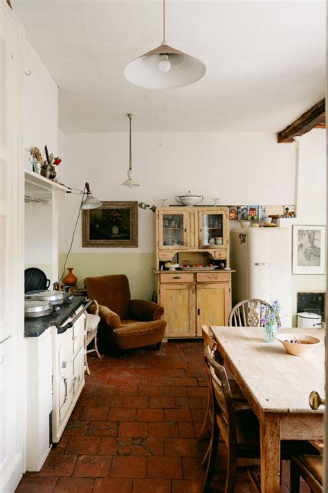 Kitchen Interior House Interior Wall Opening Wooden Staircases