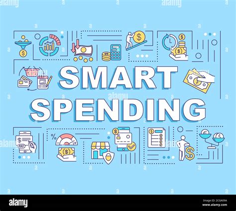 Smart Spending Word Concepts Banner Stock Vector Image Art Alamy