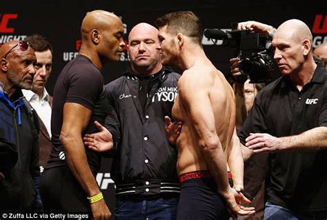 Michael Bisping Labels Anderson Silva A Cheat Ahead Of Ufc London Showdown Daily Mail Online