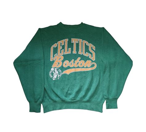 Vintage Boston Celtics Sweater Mens Fashion Coats Jackets And