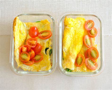 Spinach and Cheese Omelette Recipe For One - PrepYoSelf